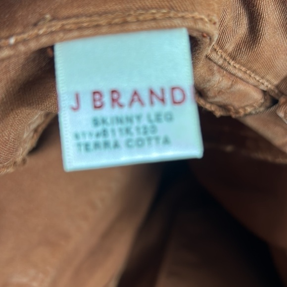 J Brand Skinny Leg Jeans In Terra Cotta Size 26 - Picture 7 of 10